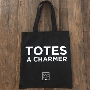 nwt//boxycharm• canvas tote bag